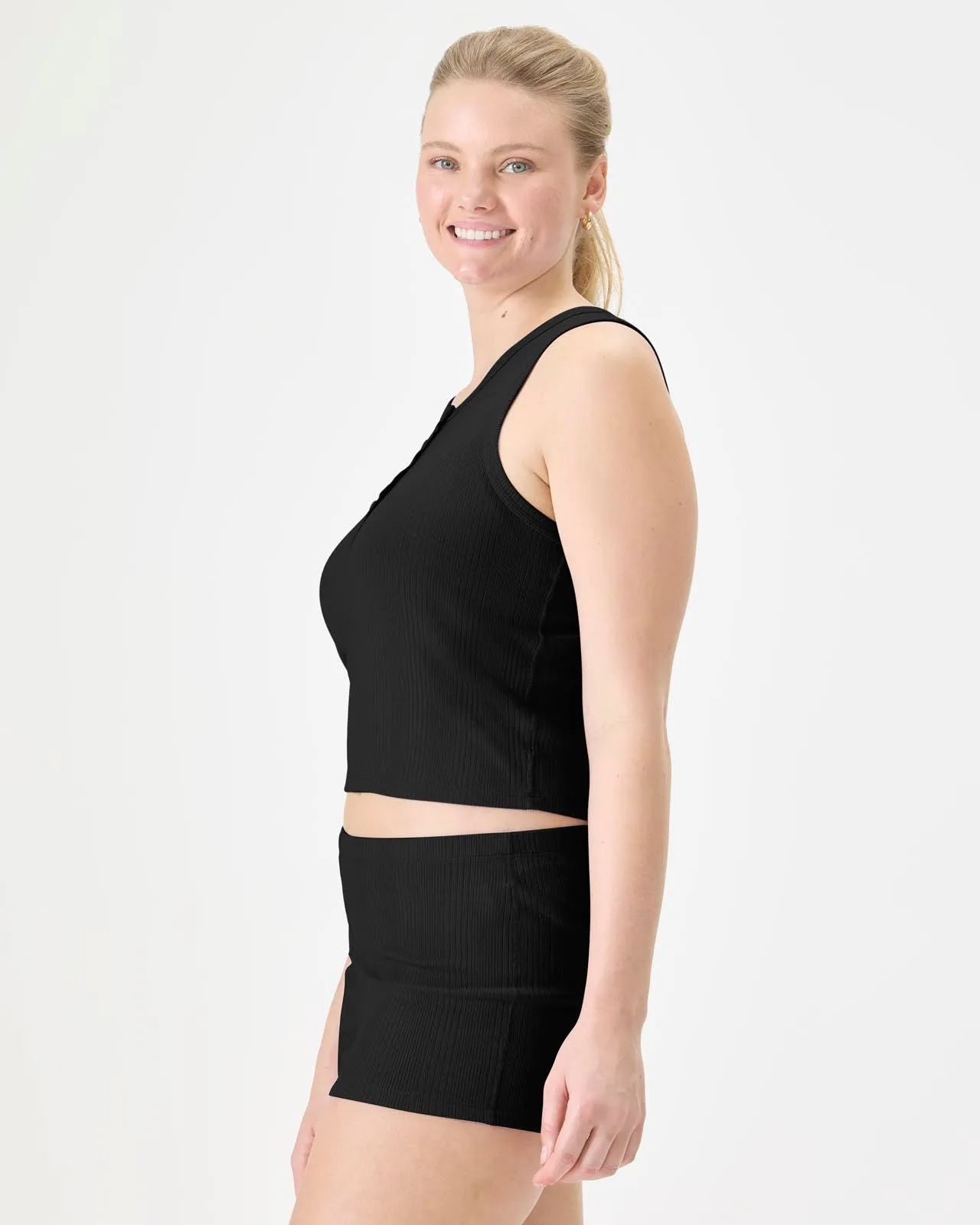 Rib Refresh Henley Tank