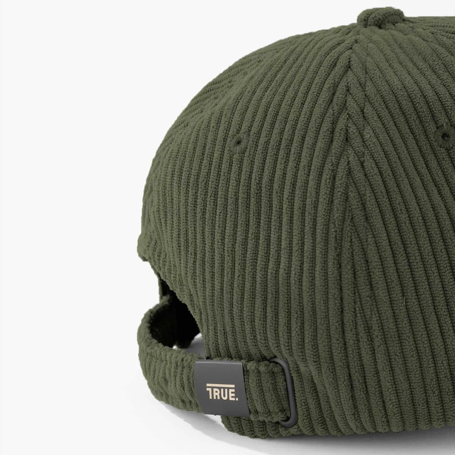 Script Logo Corduroy Cap - Military Green