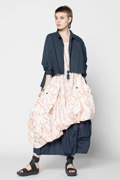 Selavie Shirt in Navy Carnaby