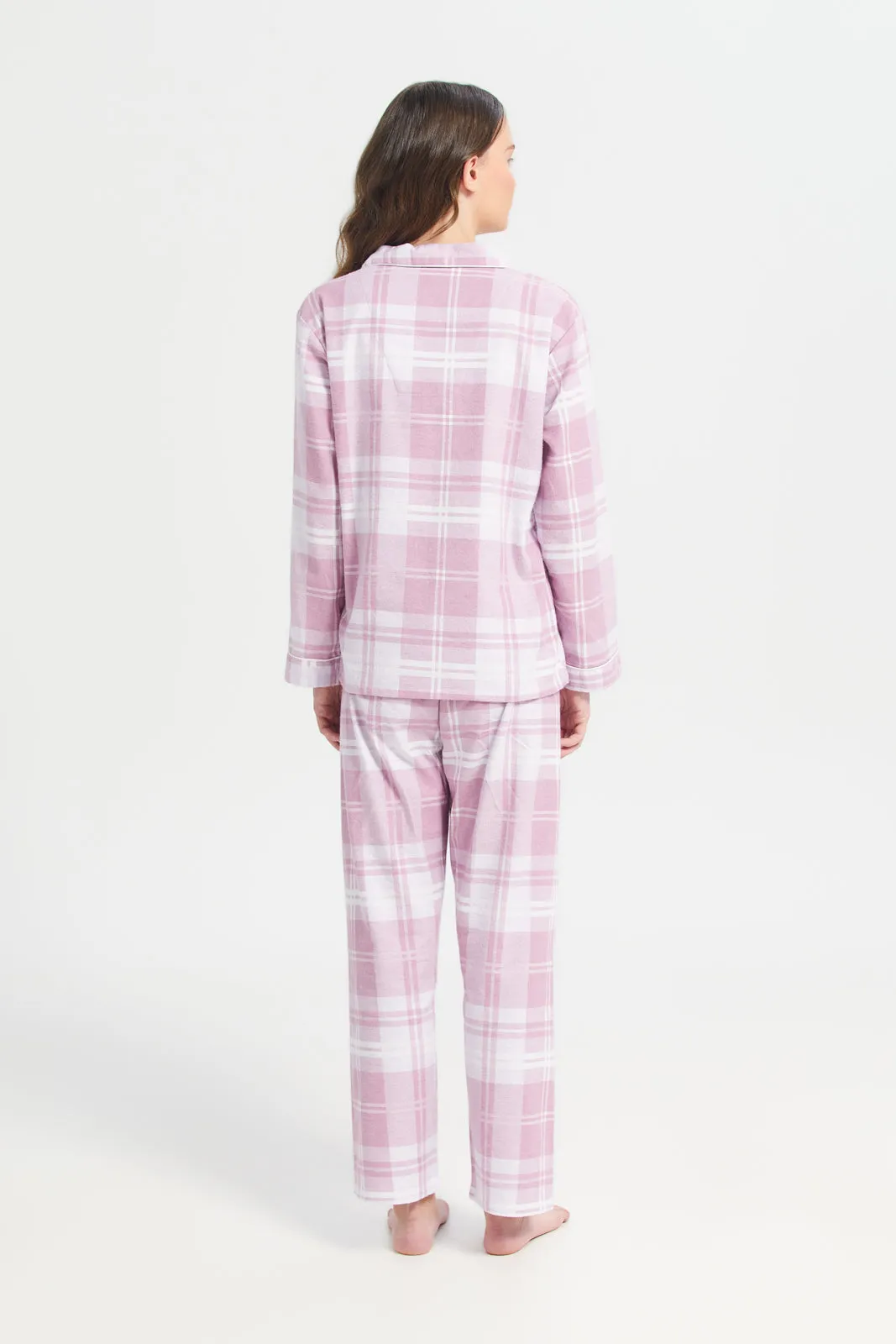 Senior Girls Pink Flannel Set (2 Piece)