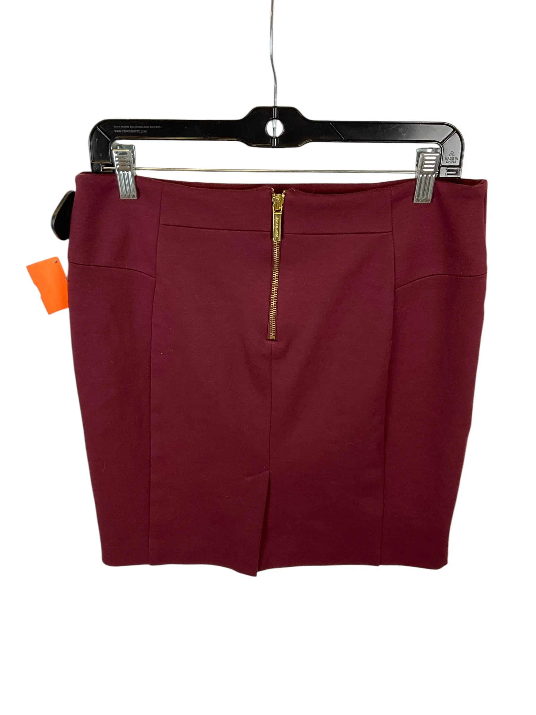 Skirt Midi By Michael By Michael Kors In Red, Size: 10