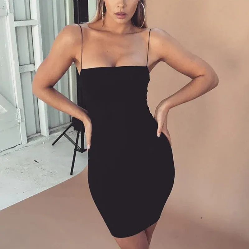 Starry Night Sheath Strapless Sleeveless Mini Dress