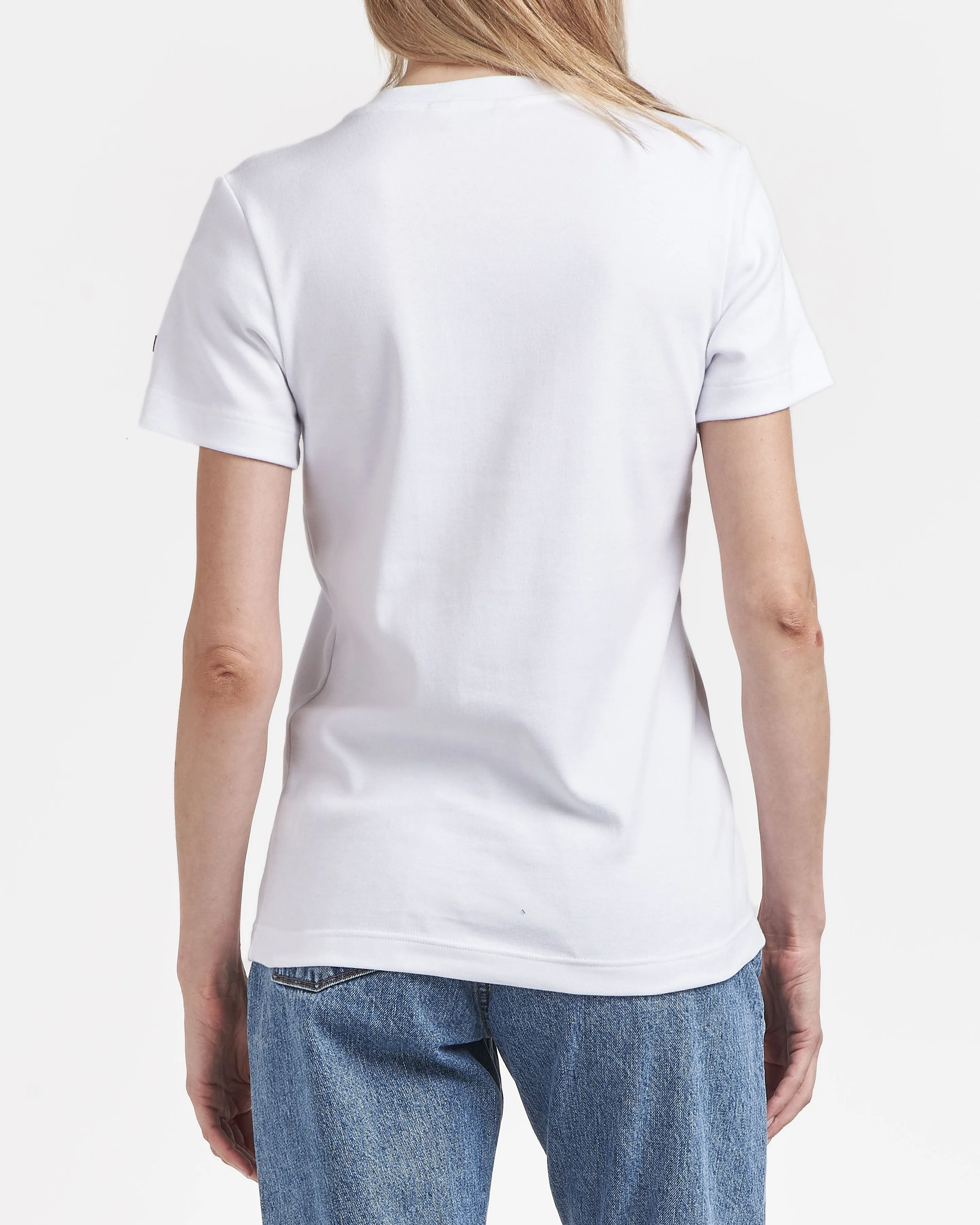 T-shirt femme 100% Coton Bio Blanc