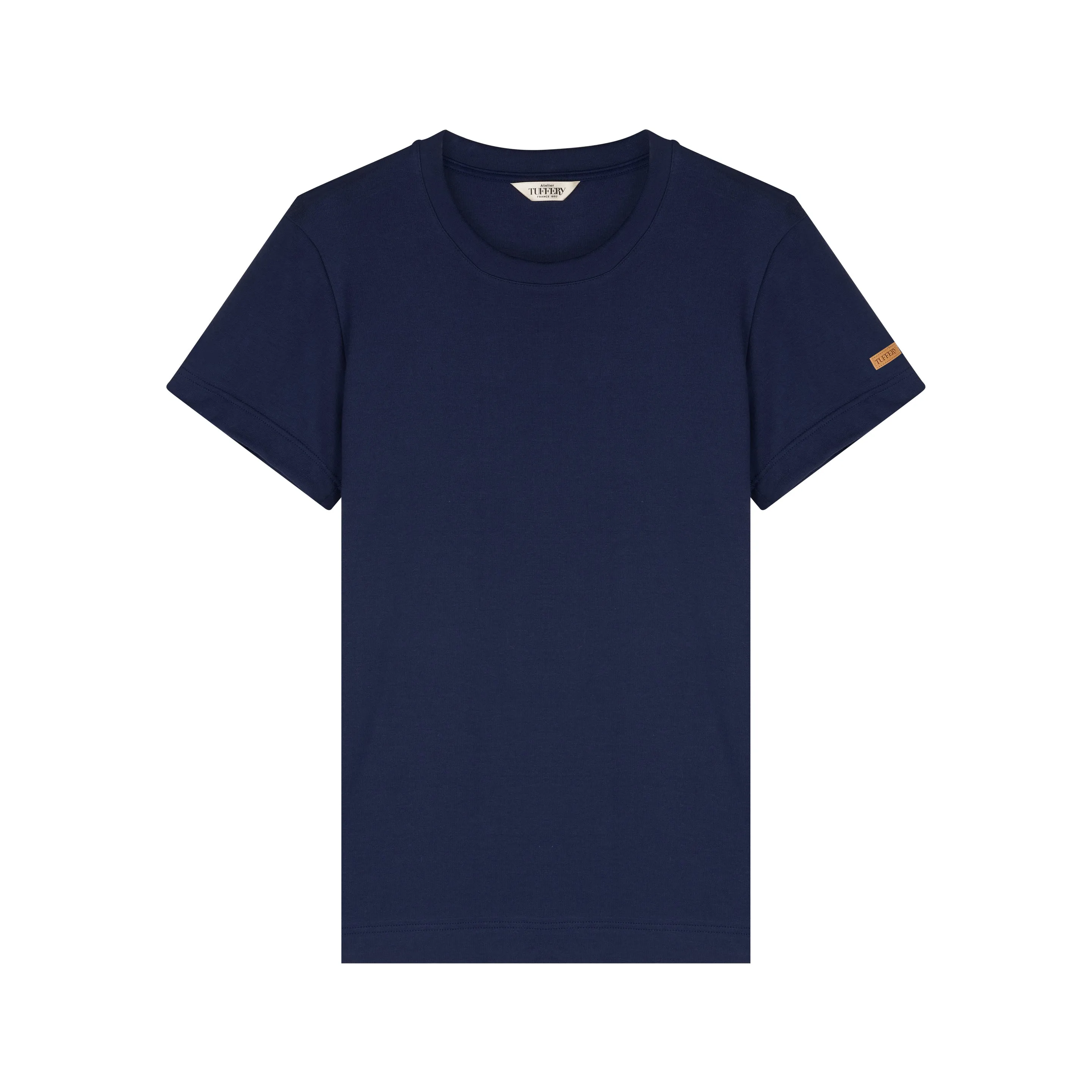 T-shirt femme 100% Coton Bio Bleu Marine