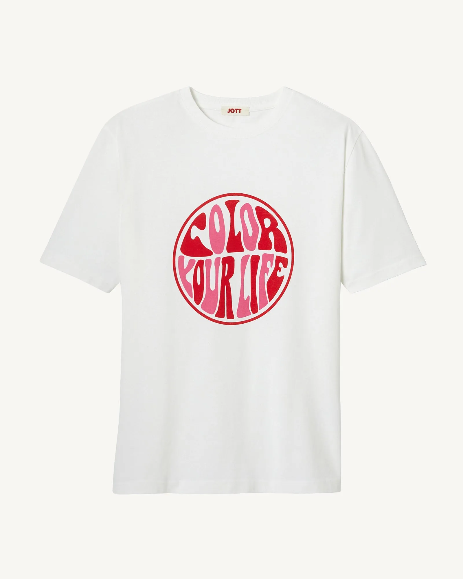 T-shirt femme en coton biologique Blanc Adela