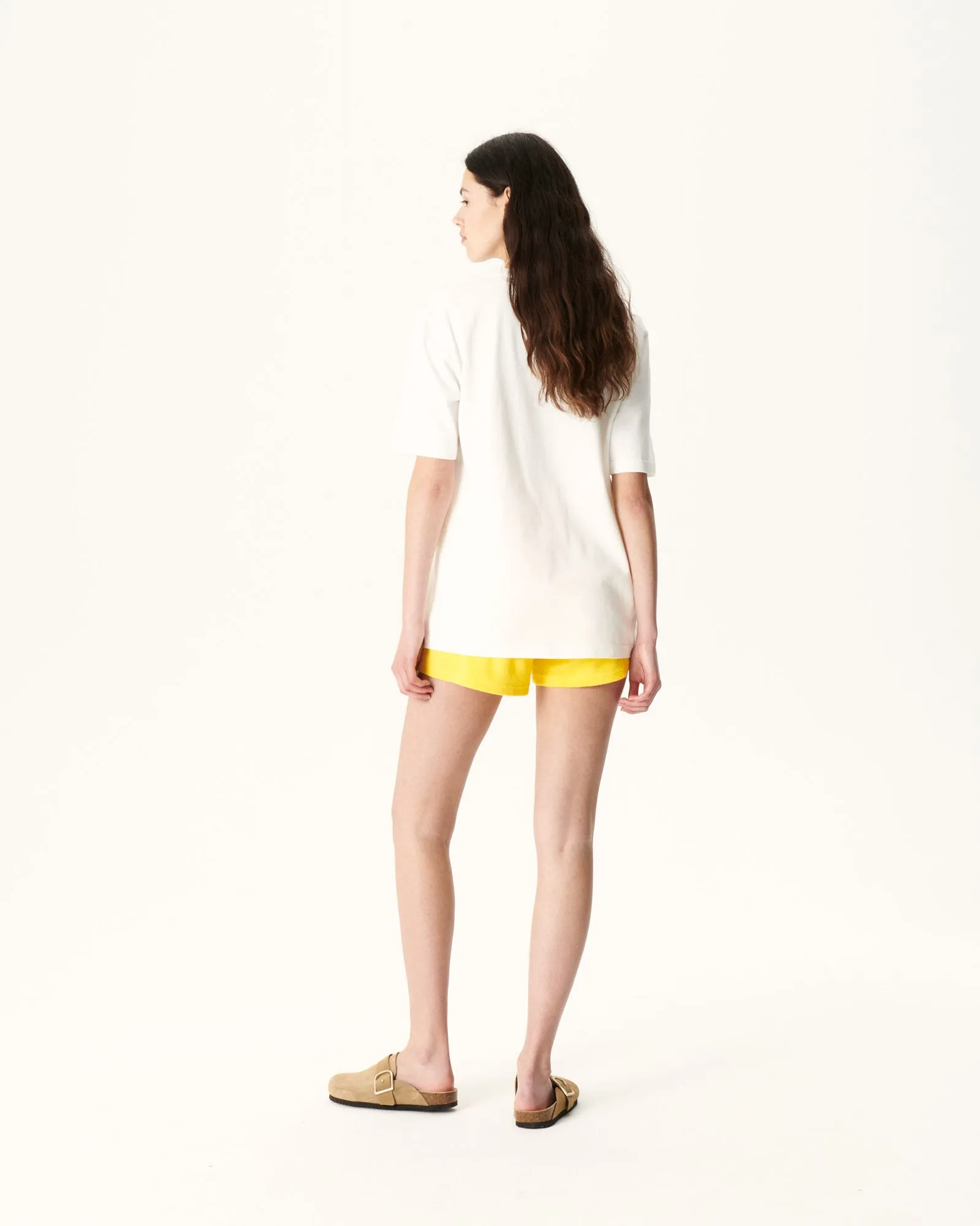 T-shirt femme en coton biologique Blanc Adela