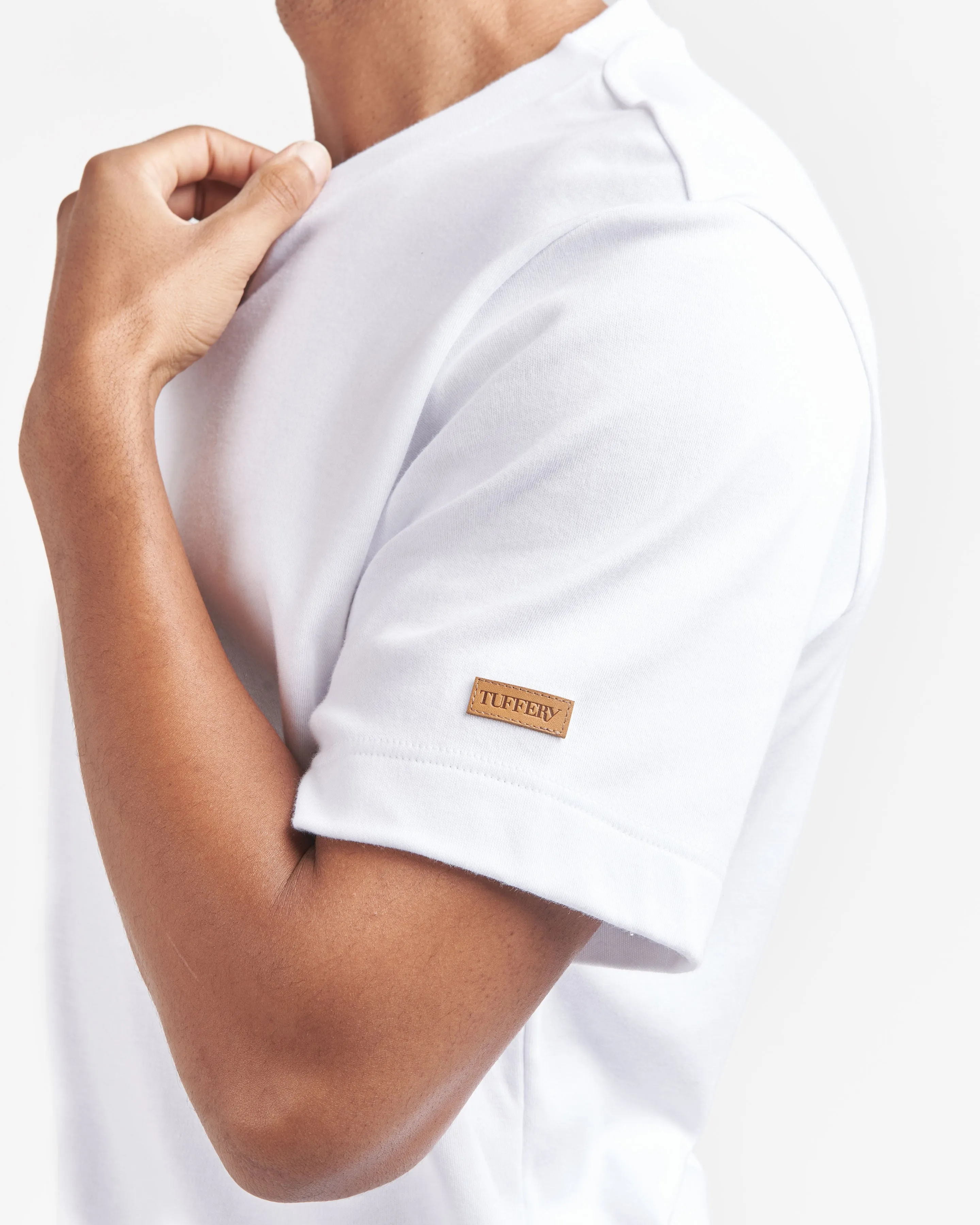 T-shirt Homme 100% Coton Bio Blanc