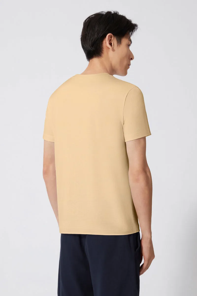 TerraTones Natural Dye Crew Neck T-Shirt | Khaki 70688J