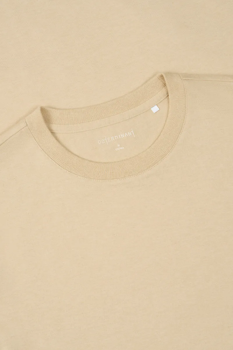 TerraTones Natural Dye Crew Neck T-Shirt | Khaki 70688J