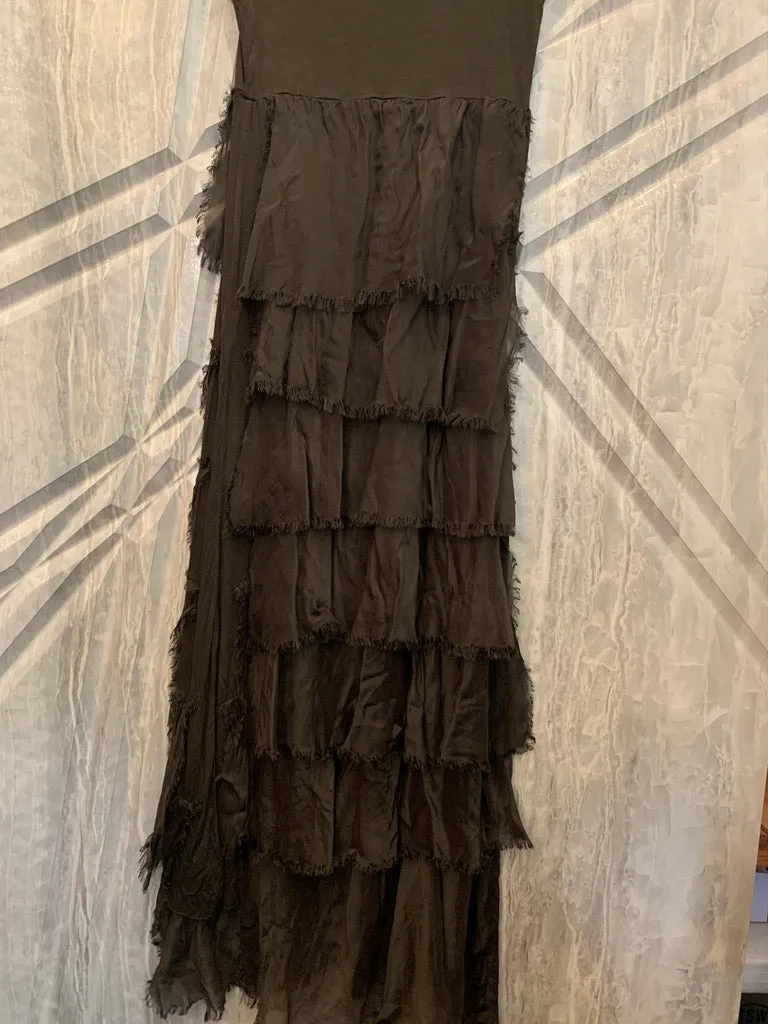 Twilight Layered Silk Skirt by 75