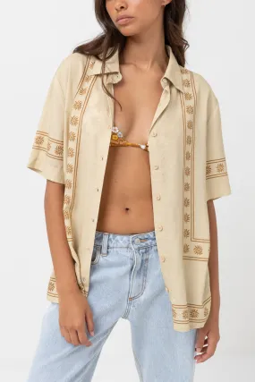 Under The Sun Short Sleeve Shirt Natural