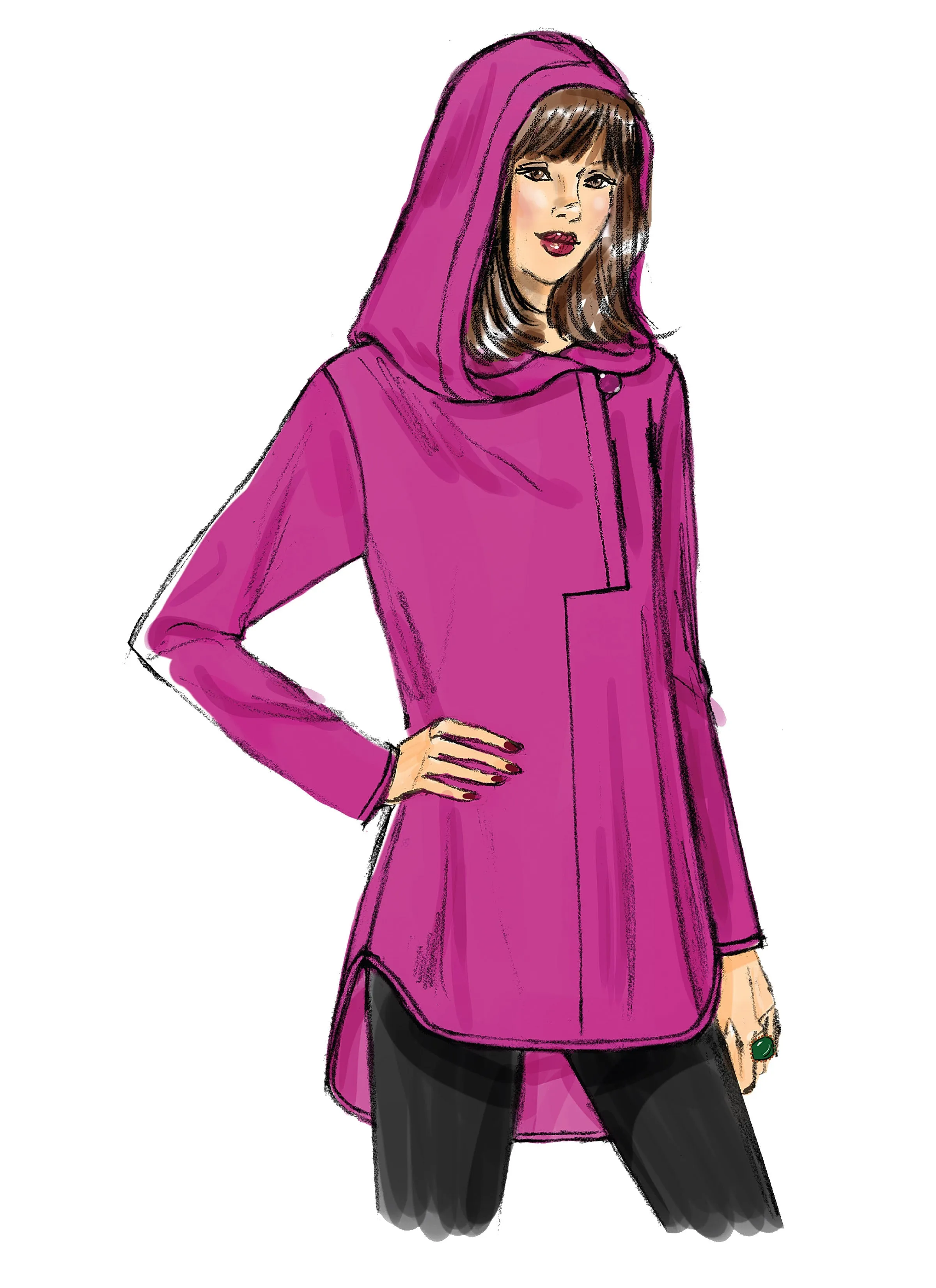 Vogue Pattern 8854 Misses' Tunic | Very Easy